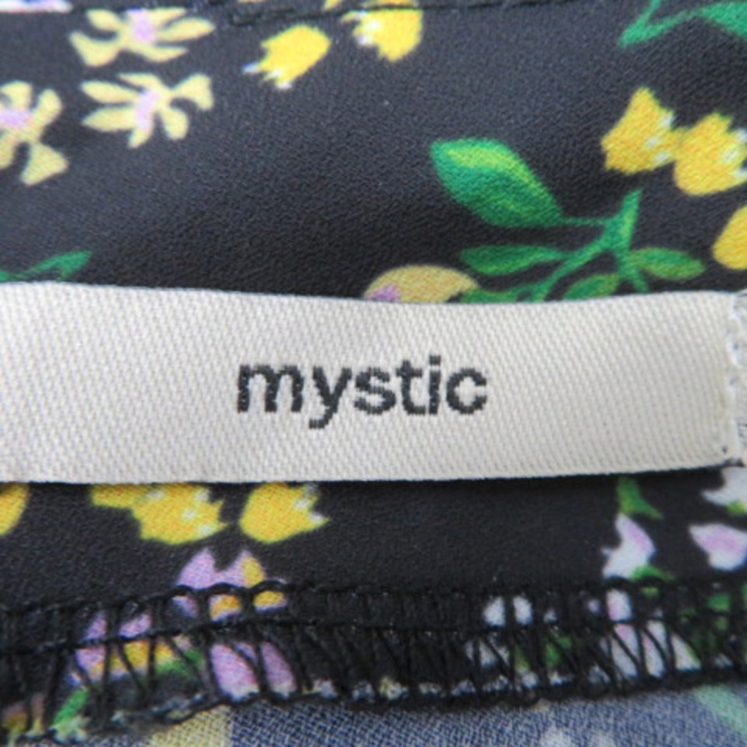 mystic(ミスティック)のミスティック ワンピース ロング丈 マキシ丈 長袖 Vネック 花柄 F レディースのワンピース(ロングワンピース/マキシワンピース)の商品写真