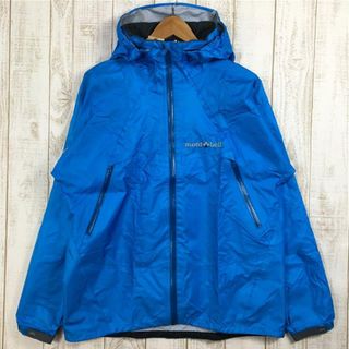 モンベル(mont bell)のMENs L モンベル ストームクルーザー ジャケット ゴアテックス レインシェル フーディ MONTBELL 1128445 TQB ターコイズブルー ブルー系(その他)