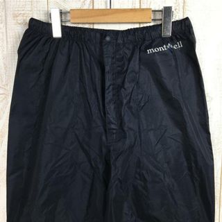 モンベル(mont bell)のMENs W-L モンベル ストームクルーザー パンツ ゴアテックス レインシェル パンツ レインパンツ MONTBELL 1128446 ブラック系(その他)