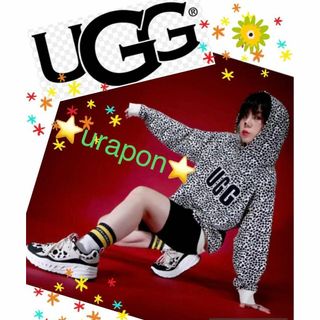 アグ(UGG)の激レア♬✨①美品～超美品✨24.5cm靴下✨UGG✨CA805 ダルメシアン(スニーカー)