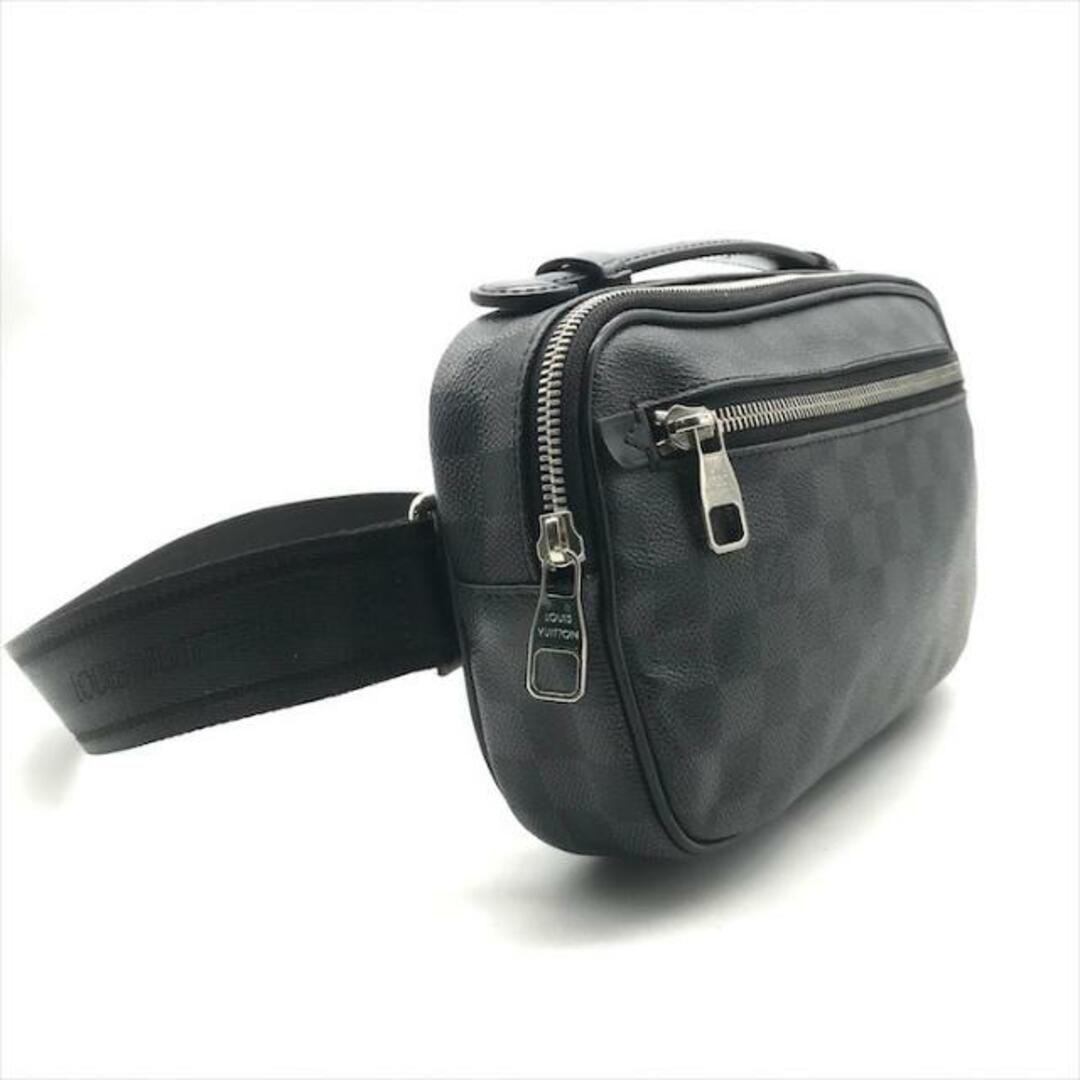 LOUIS VUITTON(ルイヴィトン)の良品 LOUISVUITTON ルイヴィトン ダミエ グラフィット アンブレール ボディ ショルダー バッグ ブラック a2680 メンズのバッグ(ボディーバッグ)の商品写真