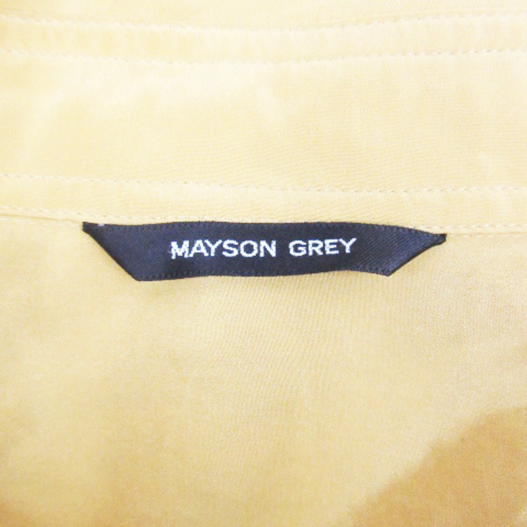 MAYSON GREY(メイソングレイ)のメイソングレイ シャツ ブラウス チュニック 長袖  2 イエロー  レディースのトップス(シャツ/ブラウス(長袖/七分))の商品写真