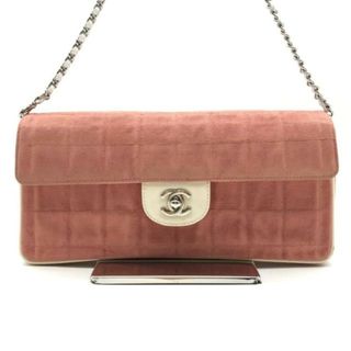 シャネル(CHANEL)のCHANEL シャネル ココマーク チョコバー ターンロック キャンバス パテント ショルダー バッグ ピンク ga286(ショルダーバッグ)