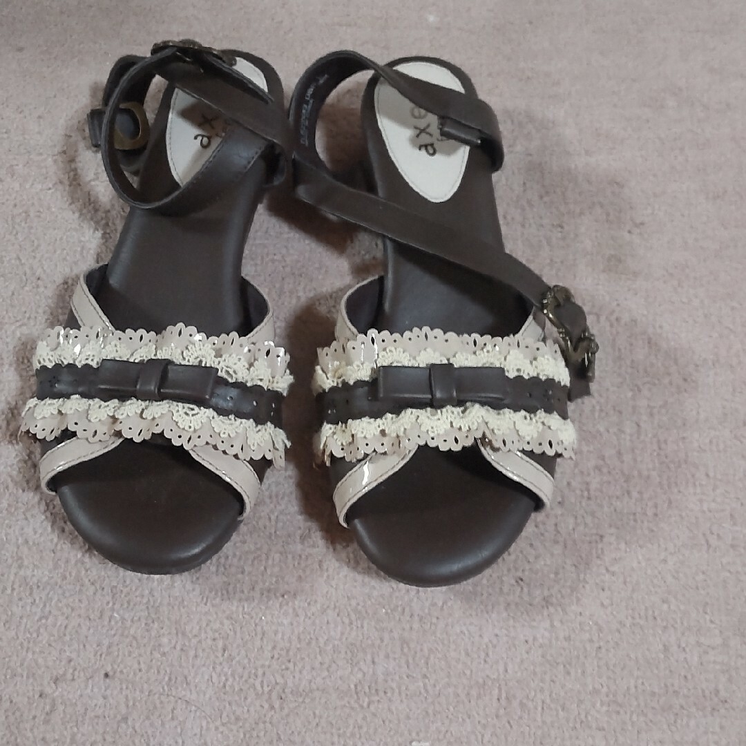 axes femme(アクシーズファム)のアクシーズファム靴、茶色 レディースの靴/シューズ(ハイヒール/パンプス)の商品写真