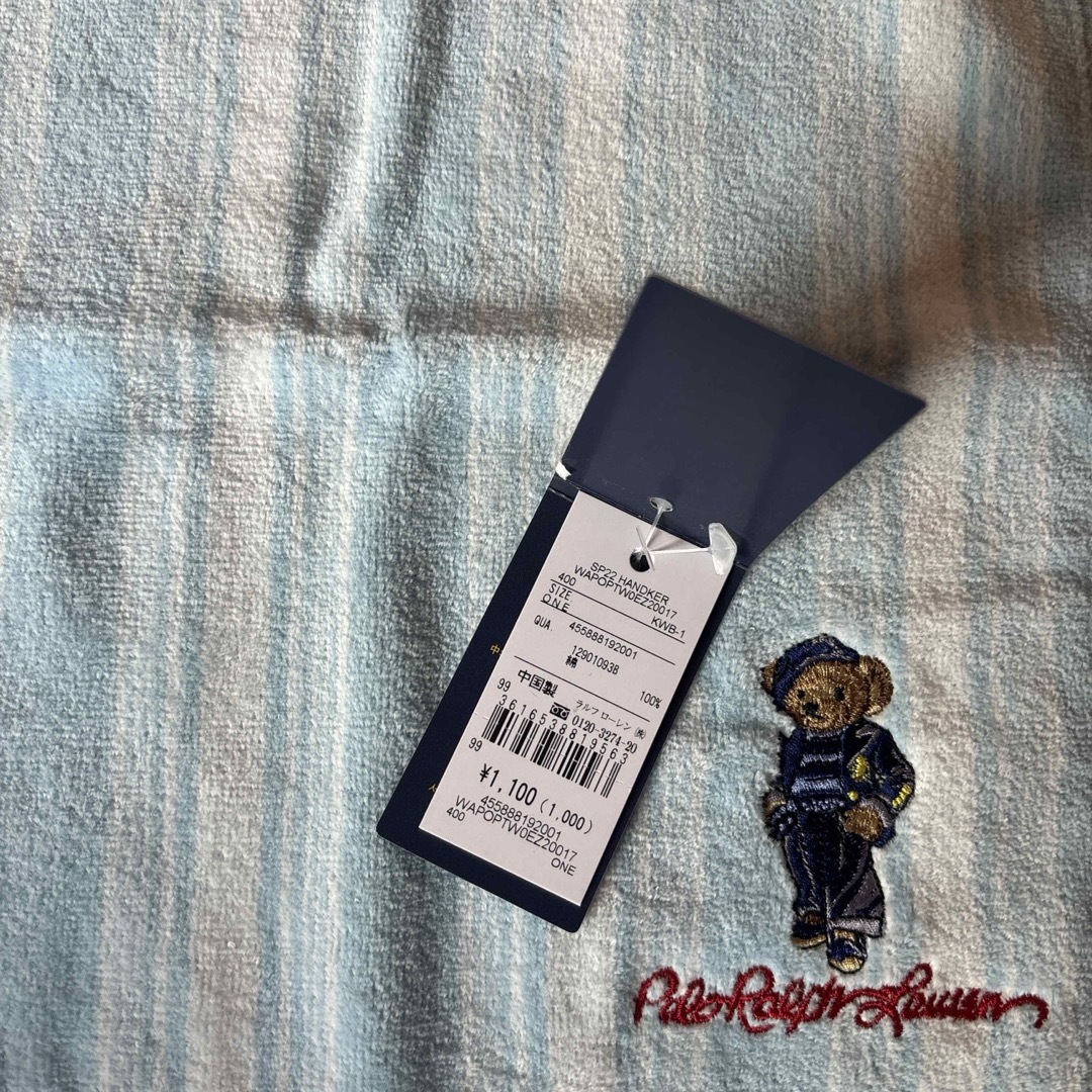 POLO RALPH LAUREN(ポロラルフローレン)のポロラルフローレン  ハンカチ ベアー柄 2枚セット！ レディースのファッション小物(ハンカチ)の商品写真