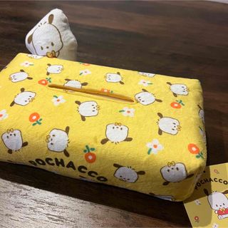 新品☆ポチャッコ　ティッシュケース　ティッシュカバー(ティッシュボックス)