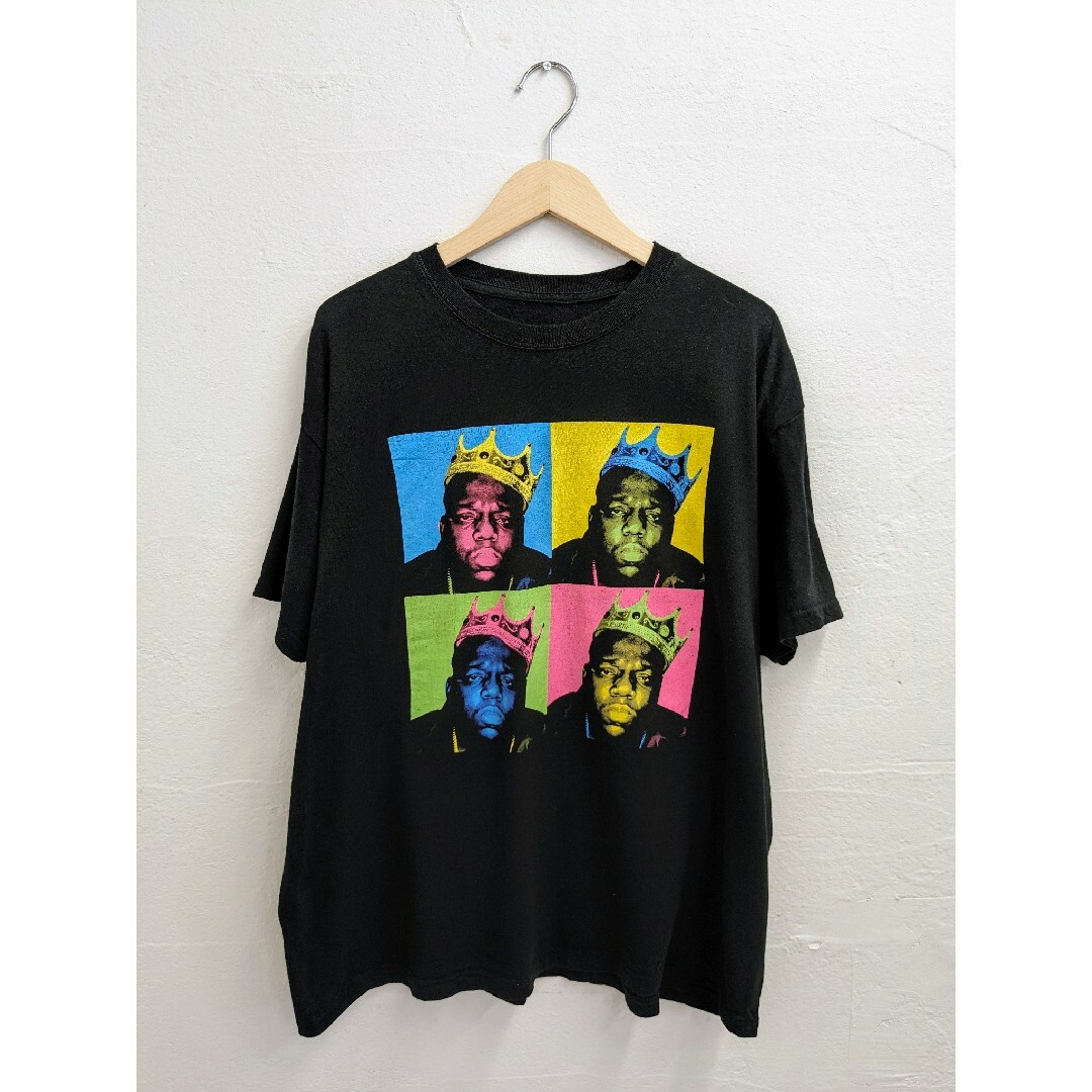 BEAMS(ビームス)のNOTORIOUS B.I.G ノートリアス 4人 王冠プリント メンズのトップス(Tシャツ/カットソー(半袖/袖なし))の商品写真