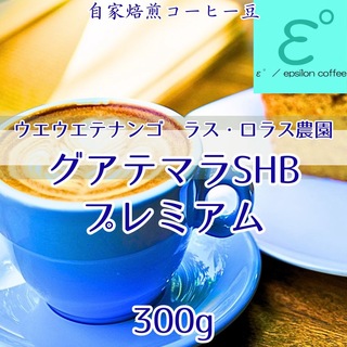 お得！高級コーヒー豆 グアテマラSHBプレミアム 300g CQI認定Qグレード(コーヒー)