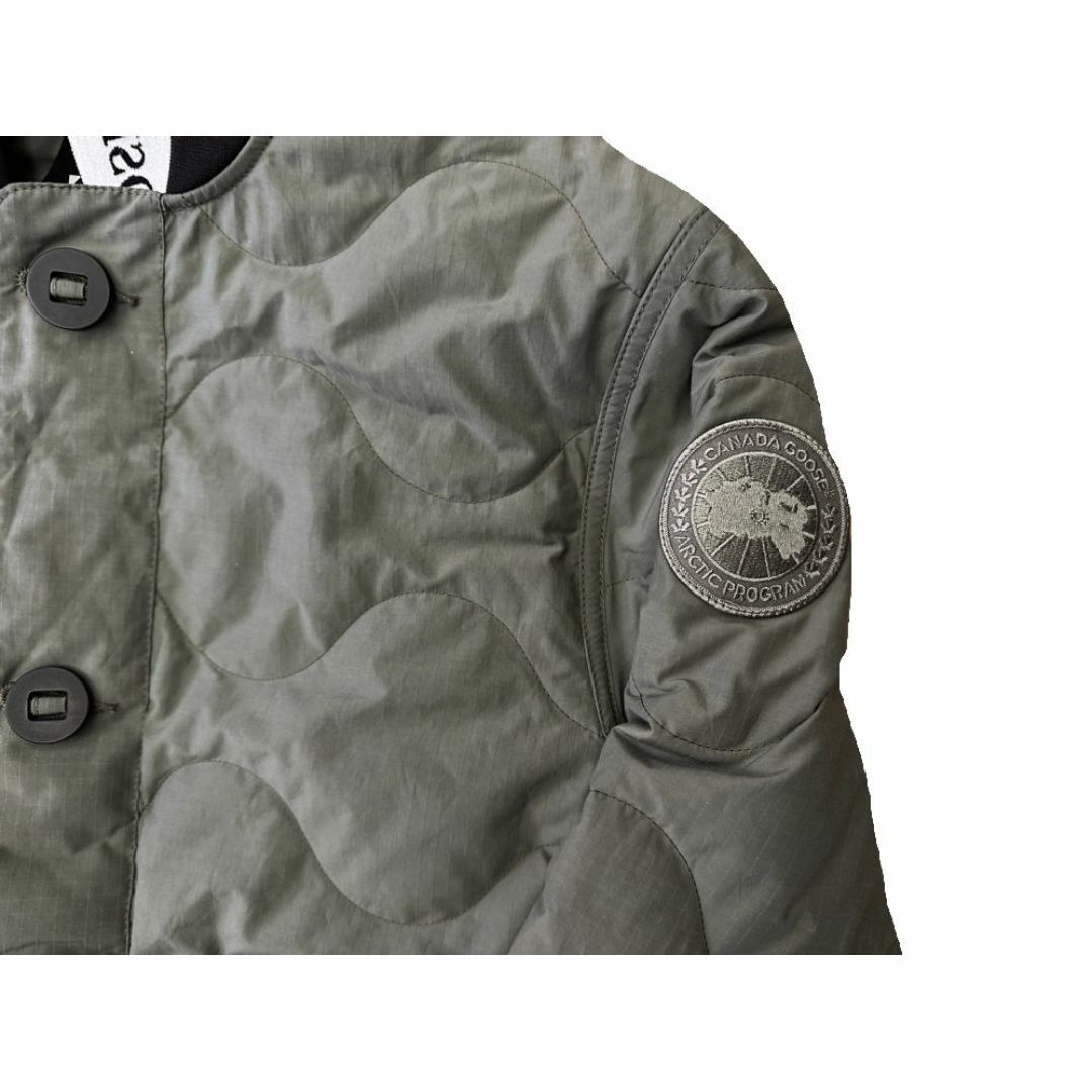 CANADA GOOSE(カナダグース)のカナダグース/CANADA GOOSE/メンズ/Mclean Jacket/マクリーンジャケット/コットン×ナイロン/ダウン×フェザー/Sage brush(グリーン)/#XS/3595M【SA7666】 メンズのジャケット/アウター(その他)の商品写真