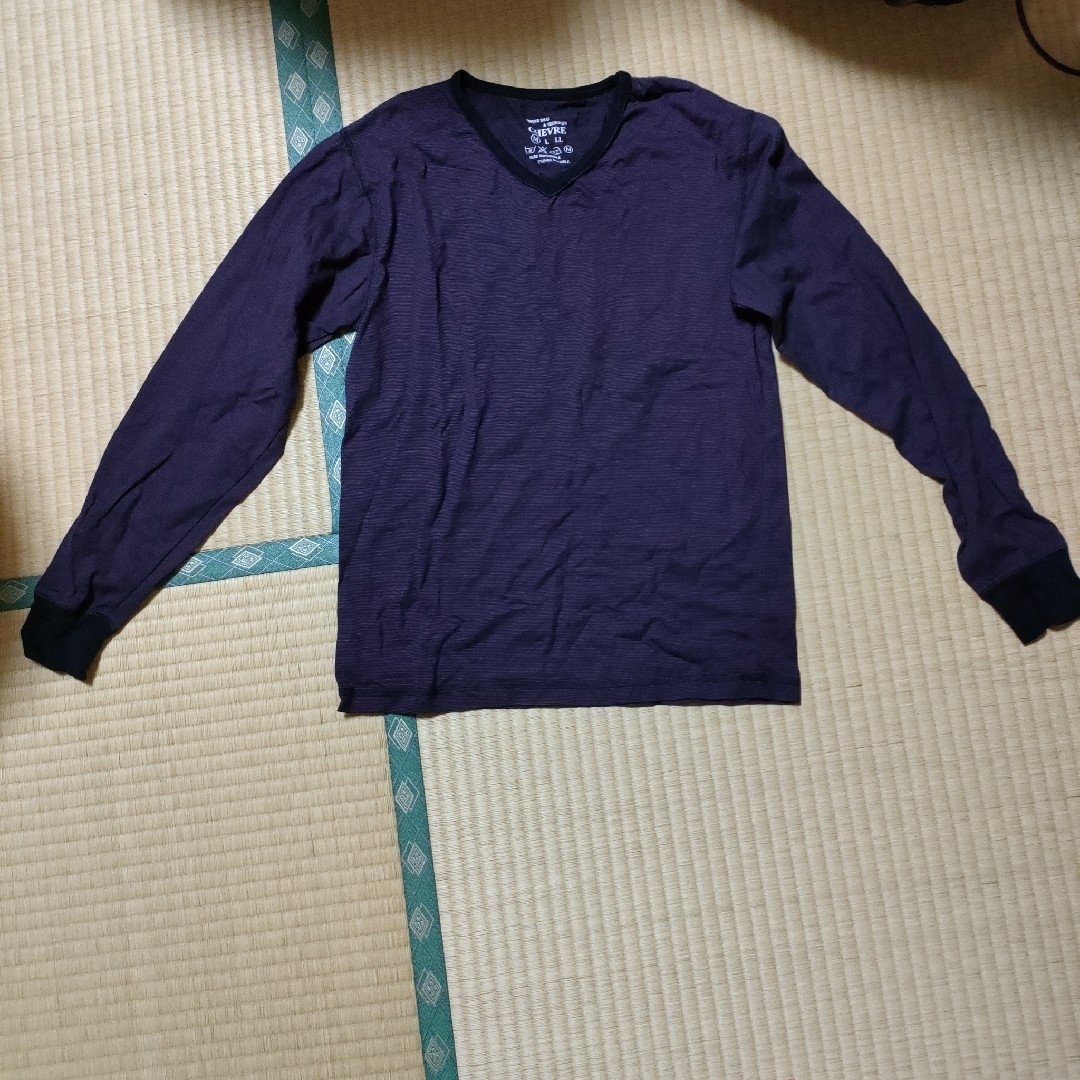 CHEVRE(シェーブル)の☆Tシャツ　M 紫　UNIQUE IDEAS &TECHNIQES CHEVRE メンズのトップス(Tシャツ/カットソー(七分/長袖))の商品写真