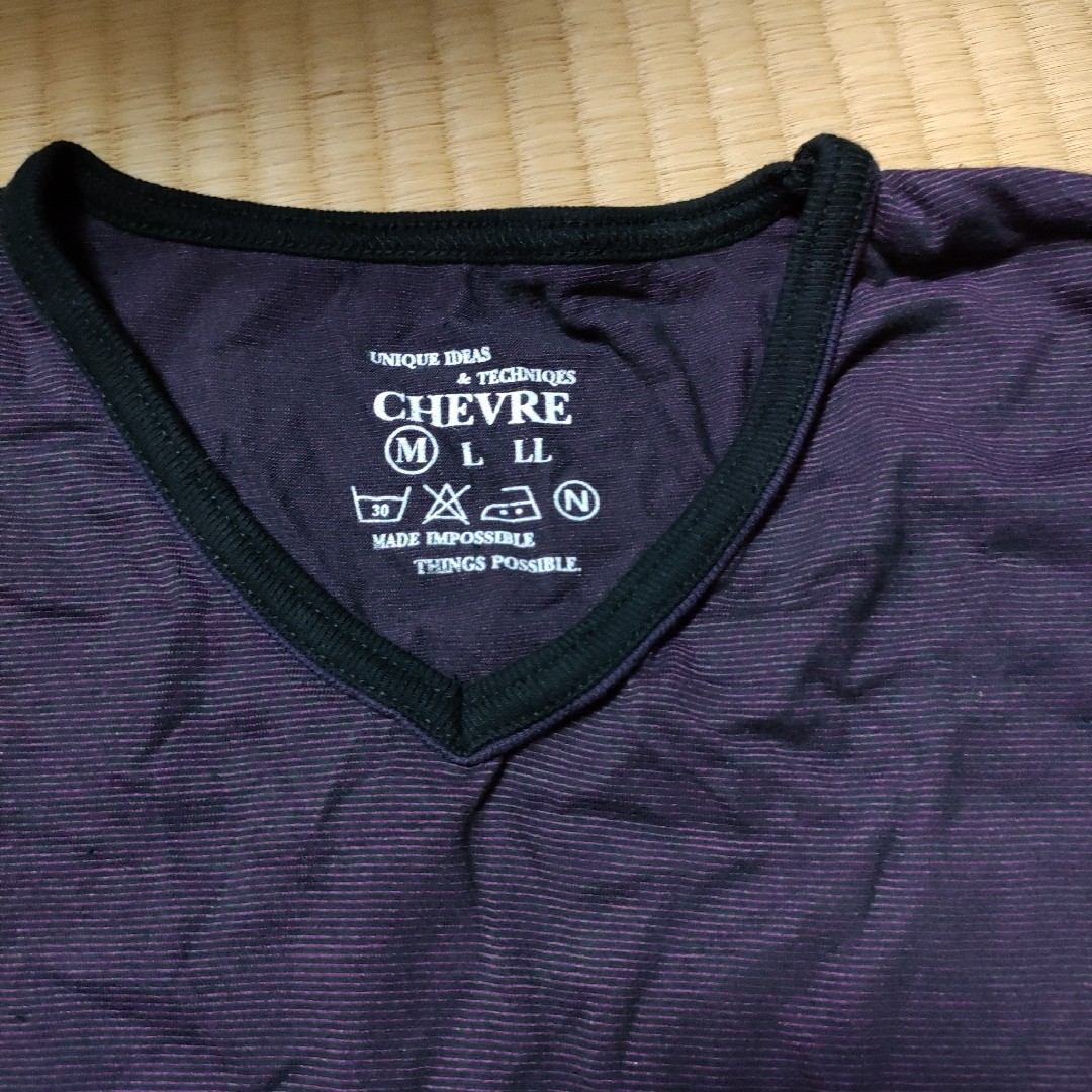 CHEVRE(シェーブル)の☆Tシャツ　M 紫　UNIQUE IDEAS &TECHNIQES CHEVRE メンズのトップス(Tシャツ/カットソー(七分/長袖))の商品写真
