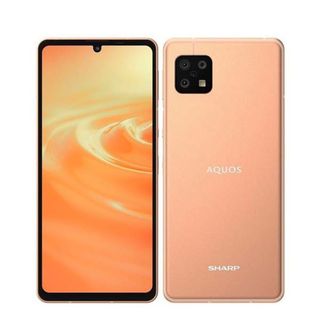 シャープ(SHARP)の【中古】 SHG05 AQUOS sense6 ライトカッパー SIMフリー 本体 au Aランク スマホ シャープ  【送料無料】 shg05cu8mtm(スマートフォン本体)