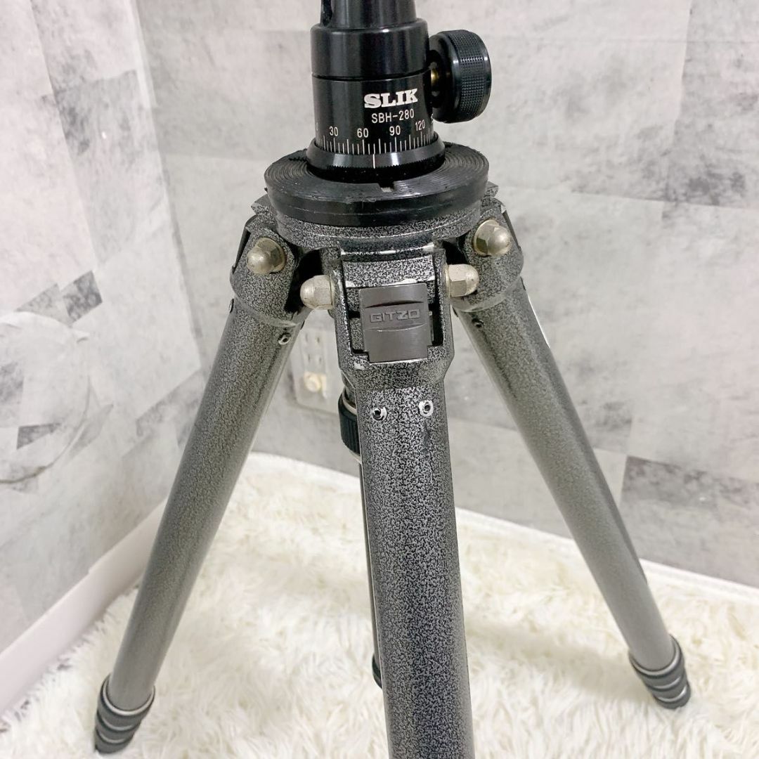 GITZO - ジッツオ G326 三脚 フランス製 雲台 SLIK SBH-280 廃盤 GITZO - ジッツオ G326 三脚 フランス製 雲台 SLIK SBH-280 廃盤