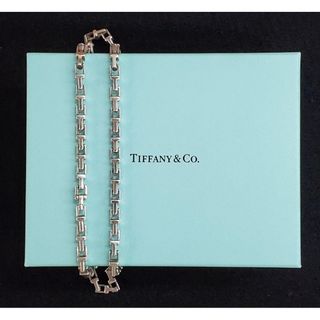 Tiffany & Co. - 良品★ TIFFANY&Co. Tチェーンナローネックレス 20inch