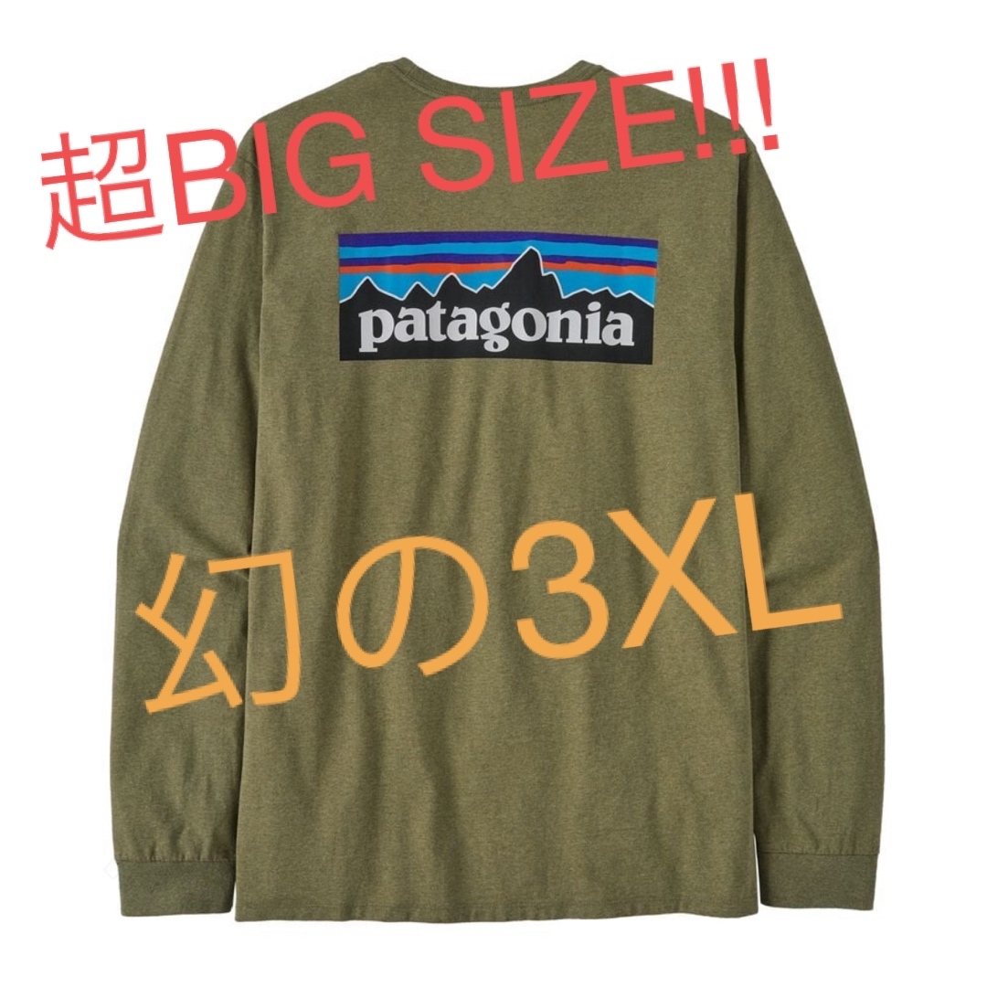 patagonia(パタゴニア)のPatagonia P6ロゴ ロンT 3XL 新品 新作 大きいサイズ レア メンズのトップス(Tシャツ/カットソー(七分/長袖))の商品写真