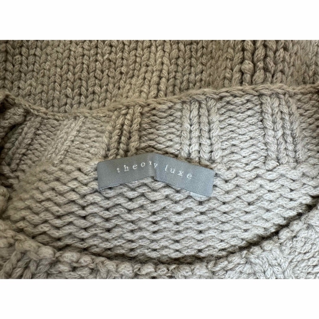 Theory luxe セオリーリュクス カシミヤ混ニット ライトベージュ Theory luxe セオリーリュクス カシミヤ混ニット ライトベージュ