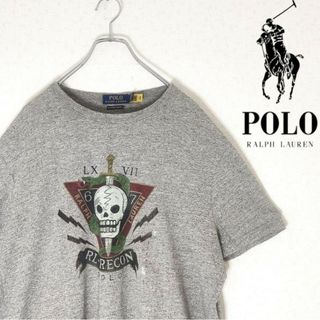 ポロラルフローレン(POLO RALPH LAUREN)の【新品タグ付き】ポロラルフローレン　スカル　染み込みプリント　シングルステッチ(Tシャツ/カットソー(半袖/袖なし))