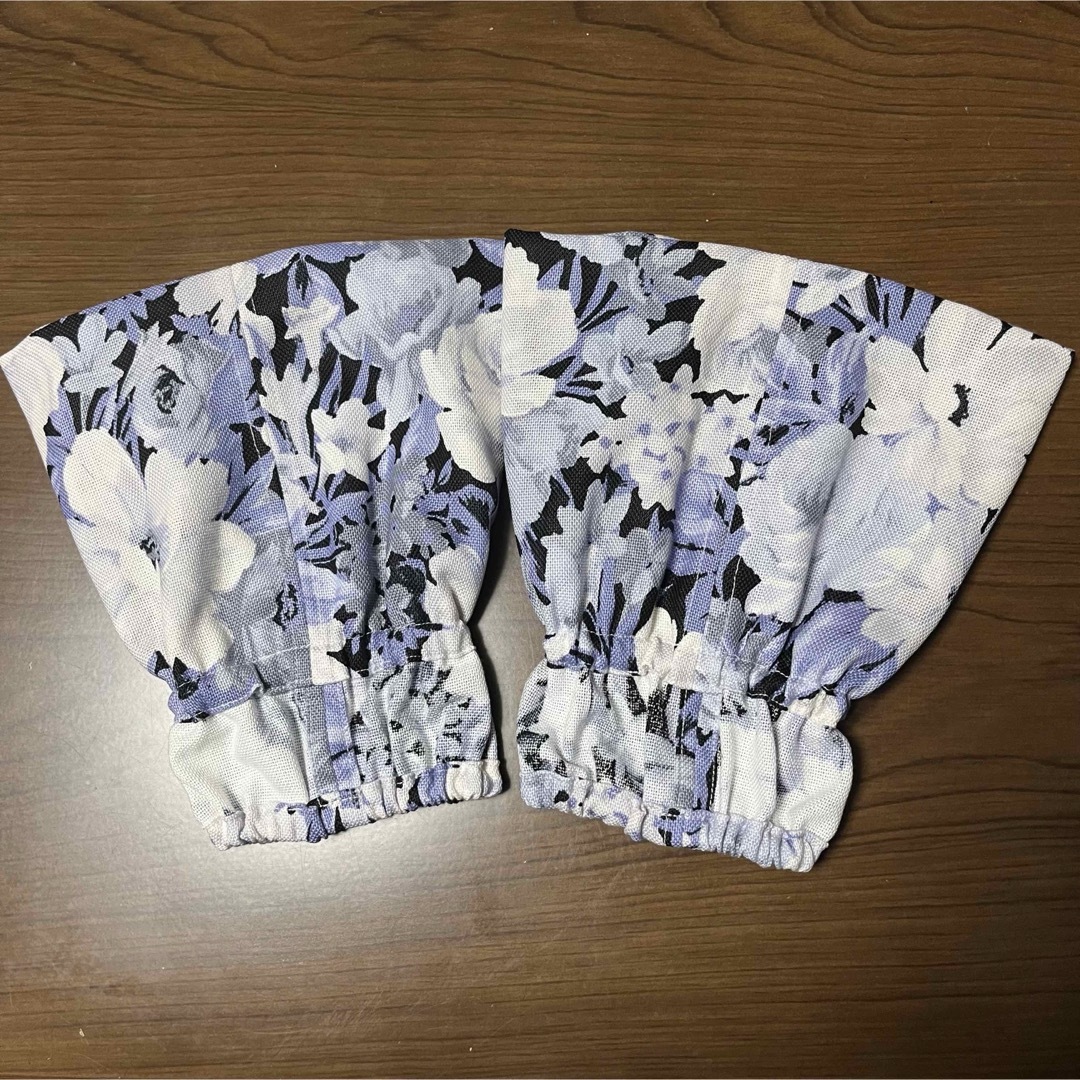 袖口カバー長め(バラなどのいろいろな花柄) ハンドメイドの生活雑貨(キッチン小物)の商品写真