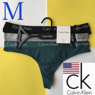 カルバンクライン(Calvin Klein)のレア USA カルバンクライン Tback ショーツ 3枚 M 下着 CK(ショーツ)