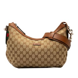 グッチ(Gucci)のグッチ GGキャンバス 斜め掛け ショルダーバッグ 353399 キャンバス レディース GUCCI 【1-0142692】(ショルダーバッグ)