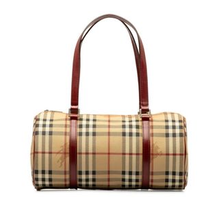 バーバリー(BURBERRY)のバーバリー ノバチェック シャドーホース ハンドバッグ PVC レディース BURBERRY 【1-0142705】(ハンドバッグ)