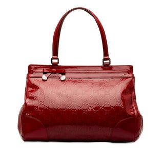 グッチ(Gucci)のグッチ グッチシマ プリンシー メイフェア ショルダーバッグ トートバッグ 257612 エナメル レディース GUCCI 【1-0143173】(ショルダーバッグ)