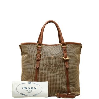 プラダ(PRADA)のプラダ ロゴジャガード ハンドバッグ ショルダーバッグ 2WAY キャンバス レディース PRADA 【1-0143576】(ハンドバッグ)