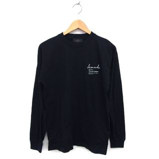 アザー(other)のモノマート カットソー Tシャツ クルーネック コットン 綿 プリント 長袖 M(Tシャツ/カットソー(七分/長袖))