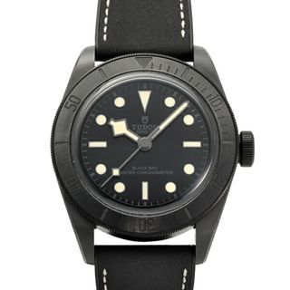 チュードル(Tudor)のチューダー(チュードル) TUDOR ヘリテージ ブラックベイ セラミック 79210CNU-0001 ブラック/ドット文字盤 中古 腕時計 メンズ(腕時計(アナログ))