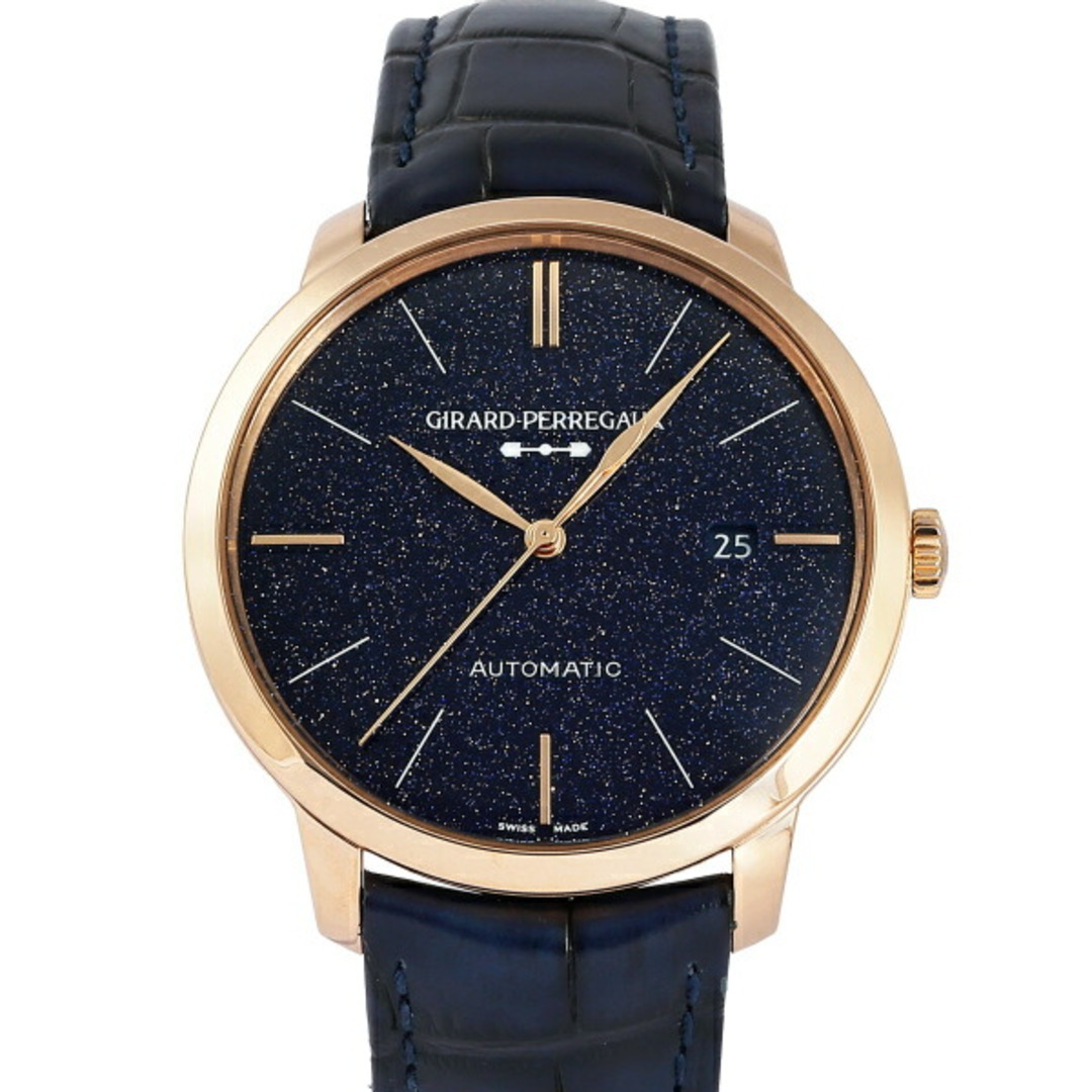 GIRARD-PERREGAUX(ジラールペルゴ)のジラール・ペルゴ GIRARD PERREGAUX 49555-52-431-BB4A ブルー文字盤 中古 腕時計 メンズ メンズの時計(腕時計(アナログ))の商品写真