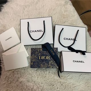 シャネル(CHANEL)のCHANEL Dior ショップ袋 ギフトBOX メッセージカード(ショップ袋)