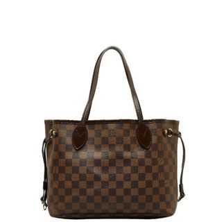 ルイヴィトン(LOUIS VUITTON)のルイ ヴィトン ダミエ ネヴァーフルPM ハンドバッグ トートバッグ N51109 PVC レディース LOUIS VUITTON 【1-0146071】(トートバッグ)