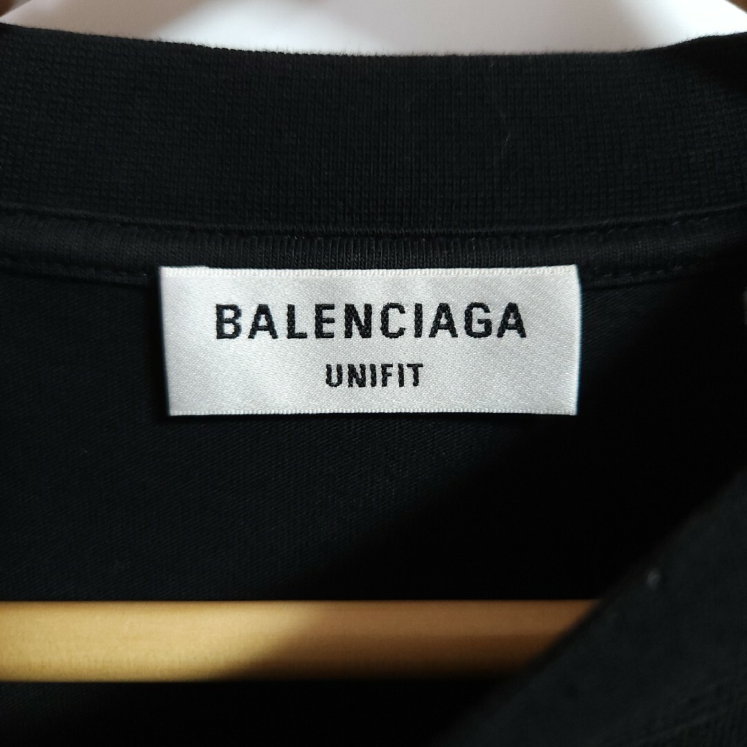 Balenciaga(バレンシアガ)の22SS BALENCIAGA ヴィンテージ加工ロンT BBロゴ バレンシアガ メンズのトップス(Tシャツ/カットソー(七分/長袖))の商品写真