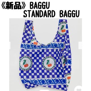 バグゥ(BAGGU)のBAGGU  エコバッグ スタンダード　タイル・チェリー(エコバッグ)