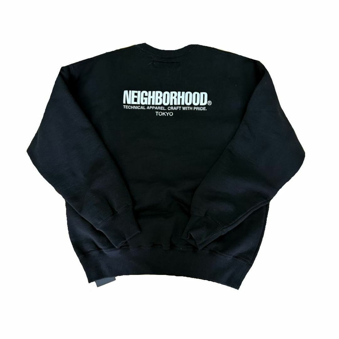 NEIGHBORHOOD(ネイバーフッド)のネイバーフッド/NEIGHBORHOOD/メンズ/スウェット/NH×LORDZ OF BROOKLYN SWEAT SHIRT LS/コットン/2023FW/黒/#L/232FPNH-CSM01S【SA7670】 メンズのトップス(スウェット)の商品写真