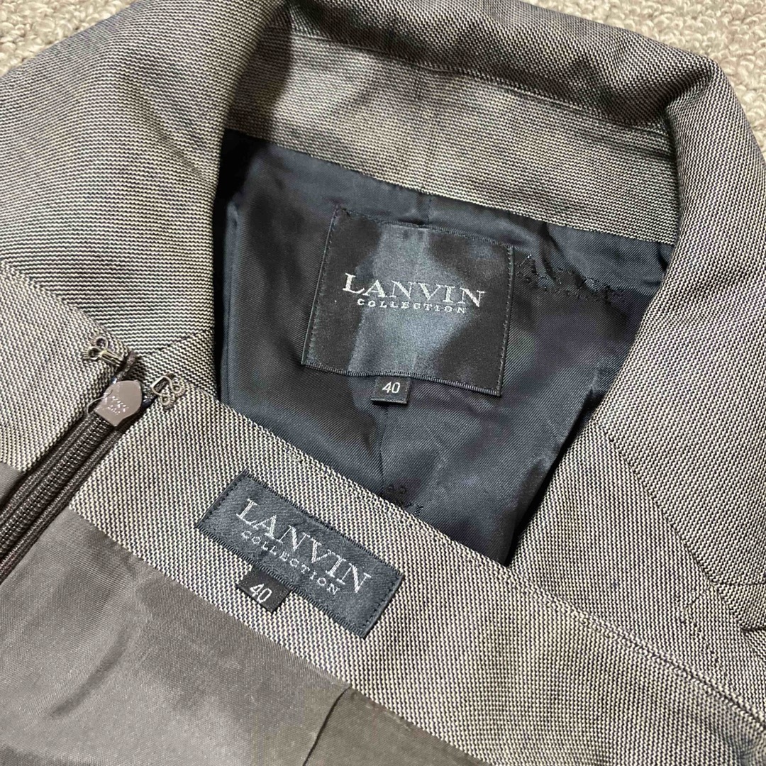 LANVIN(ランバン)のランバンコレクション LANVIN 上下セットアップ スーツ フォーマル 40 レディースのフォーマル/ドレス(スーツ)の商品写真