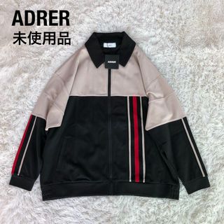 【未使用品】ADRERアドラートラックジャケットジャージブラックベージュ赤(ジャージ)