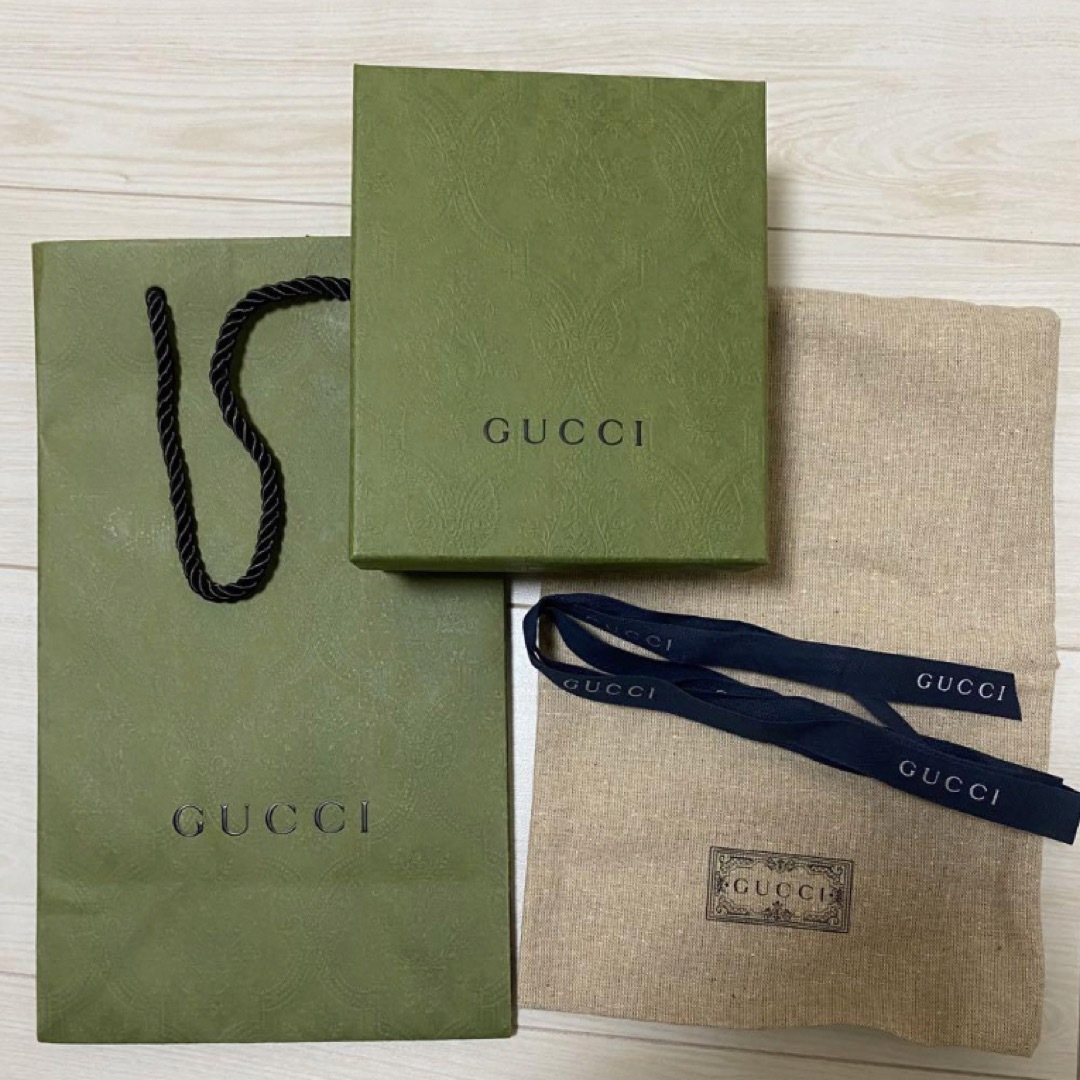 Gucci(グッチ)のGUCCI ギフトセット　ペイズリー　緑 レディースのバッグ(ショップ袋)の商品写真