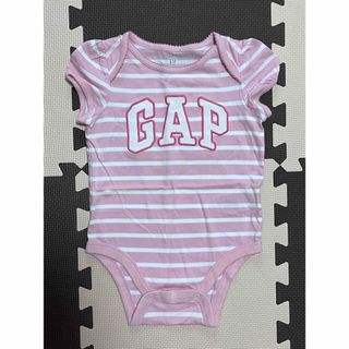 ベビーギャップ(babyGAP)の☆送料無料☆ GAP  ギャップ　ロンパース　ボーダー　ピンク　女の子(ロンパース)