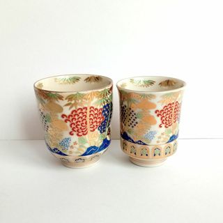 ハサミ(HASAMI)の林九郎窯 夫婦湯呑み 2客セット(グラス/カップ)