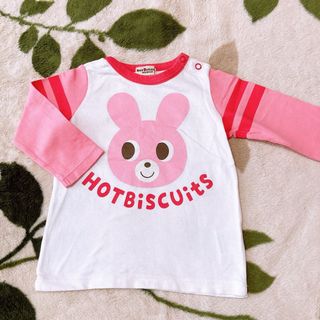 ホットビスケット　長袖Tシャツ　トップス　80