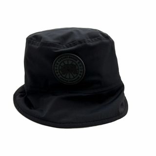 CANADA GOOSE - カナダグース/CANADA GOOSE/帽子/ハット/ホライゾンリバーシブルバケットハット/Horizon Reversible Bucket Hat/ナイロン×ポリウレタン/ブラック×ホワイト/#M/5484U2【SA7675】