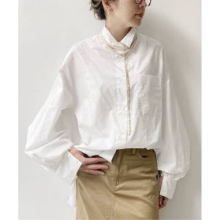 アパルトモンドゥーズィエムクラス(L'Appartement DEUXIEME CLASSE)の【未使用】L'Appartement volume sleeve シャツ(シャツ/ブラウス(長袖/七分))