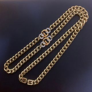 極美品　GIVENCHYジバンシー　デザイン　ロング　ネックレス　正規品　希少品