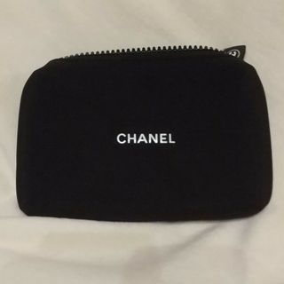 シャネル(CHANEL)のシャネル　化粧ポーチ　ブラック　ノベルティ品　ポーチ(ポーチ)