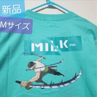 ミルクフェド(MILKFED.)の未使用 milkfed. ロゴ ゾロ Tシャツ ワンピース コラボ ミルクフェド(Tシャツ/カットソー(半袖/袖なし))