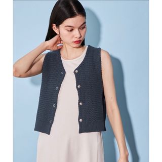 ビューティアンドユースユナイテッドアローズ(BEAUTY&YOUTH UNITED ARROWS)のCITEN シテン バスケット ニット (ベスト/ジレ)