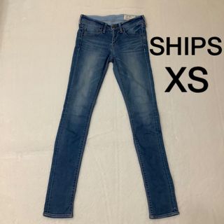 【美品】 SHIPS デニム XS ローライズ　stylish standard