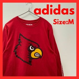 アディダス(adidas)の【美品】古着　アディダス　カレッジロゴ　ロンT　メンズ　M(Tシャツ/カットソー(七分/長袖))