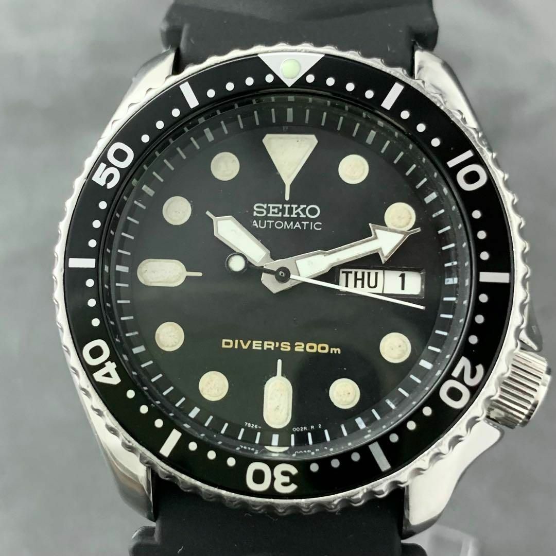 SEIKO(セイコー)の美品 セイコー/SEIKO ダイバー 自動巻 メンズ腕時計ブラックボーイ メンズの時計(腕時計(アナログ))の商品写真